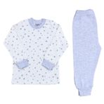 Sebi Bebek Yıldızlı Pijama Takımı, 1 Yaş, IB76470, Beyaz, kız-bebek