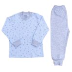 Sebi Bebek Yıldızlı Pijama Takımı, 2 Yaş, IB76470, Mavi, kız-bebek
