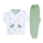 Sebi Erkek Çocuk Paraşüt Pijama Takımı, 4 Yaş, IB73241, Yeşil, erkek-çocuk