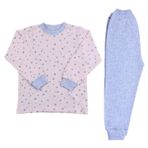 Sebi Kız Çocuk Yıldızlı Pijama Takımı, 6 Yaş, IB76481, Pembe, kız-çocuk