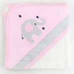 Sebi Pembe 9884 Filli Bebek Banyo Havlusu