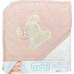 Sebi Prime Bebek Banyo Havlusu 9888 - Somon