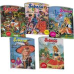 Sebnem Kostümleri Serisi Etkinlik Kitabı (4-6 yaş) Pamuk Prenses ve Yedi Cüceler, Maskeli Balo, Masallar Aleminde, Gezinme Yolculuk, Avrupa Gezisi, Çocuk Kitap Seti