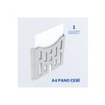 sebox A4 PANO PROJE CEBİ YÜZEYE YAPIŞTIRMALI - 1 Adet