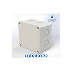 sebox SIVA ÜSTÜ KARE BUAT KUTU 110 X 110 X 72 - 4 ADET
