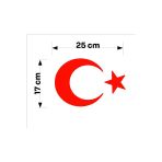 Seç Ay Yıldız Sticker Araba Sticker Motor Sticker