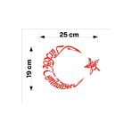 Seç Mustafa Kemal Atatürk Ay Yıldız Sticker Etiket