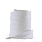 Sechunk 3 Çift Düz Ayakkabı Bağcıkları, 50 cm-200 cm 27 Renkli Ayakkabı Bağcıkları, Ayakkabı İpleri, Spor Ayakkabı için Atletik Ayakkabı Bağcıkları, Beyaz, 63 Inch (160cm)