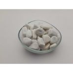 Seçilir Dekoratif Beyaz Renkte Orta (10-25 mm) Çakıl Taşı 350 Gr
