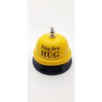 Seçilir Sarı Renk "ring For Hug" Yazılı Resepsiyon Masa Zili Model K05