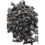 Seçilir Vernikli Siyah Renkte Orta Boy (20 - 30 Mm) Dekoratif Doğal Granit Taşı 2000 gr
