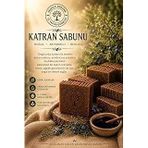 Secille Soğuk Döküm Ardıç Katranı Sabunu 120G-El Yapımı Doğal Sabun-Secille Juniper Tar Soap 120G Cold Process Handmade Soap
