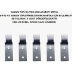 Seçkin Santral-Yangın Tüpü Askı Aparatı Metal 5'li Set Vida Dübel Dahil