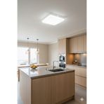 SeckinStore 48W LED Kare Tavan Armatürü Beyaz Işık (6500K)Yüksek Lümen Sıva Üstü Salon Mutfak Ofis Aydınlatması