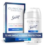 Secret Antiperspirant Clinical Strength Deodorant Stick Light Fresh 45 Gr