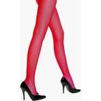 Secret Moda File Kadın Külotlu Çorap - XL - Kırmızı
