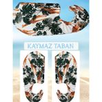 Secret Moda Kaydırmaz Renkli Desenli Tabanlı Dayanıklı Güçlendirilmiş Plaj Deniz Havuz Ayakkabısı 27 29 Numara - 27 - 29