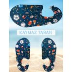 Secret Moda Kaydırmaz Renkli Desenli Tabanlı Dayanıklı Güçlendirilmiş Plaj Deniz Havuz Ayakkabısı 30 32 Numara - 31 - 32