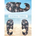 Secret Moda Kaydırmaz Renkli Desenli Tabanlı Dayanıklı Güçlendirilmiş Plaj Deniz Havuz Ayakkabısı 33 35 Numara - 33 - 35 - Şeffaf-TS1