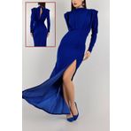 Secret Passion Lingerie Sırt Dekolteli New Sezon Katlı Kesim Abiye Ve Mezuniyet Elbisesi 582284 715