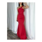 Secret Passion Lingerie Son Trend Kırmızı Scuba Kumaş Tek Omuzlu Balık Kalıp Abiye Ve Mezuniyet Elbisesi 582211 707