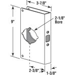 Security U 9585 1-3/8" X 9" Kalın Paslanmaz Çelik, 2-1/8" Kilit Kapı Güçlendirici, 1-3/8