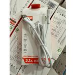 Sed-Bay Lightning to USB Güçlü Performans ve Güvenilir Bağlantı 3.1 A Kablo