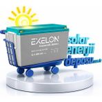 Sed Exelon 12 Volt 200 Amper Jel Akü Derin Döngü Deep Cycle