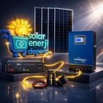 Sed Solar Enerji Deposu 7000W Lityum Güneş Enerjisi Paketi - YOK