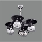 Sedef 3141-4BLK 4'lü Ahşap Avize