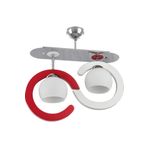 Sedef 6010-2 2'li Kırmızı Avize