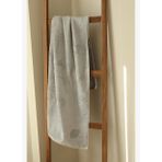 Sedef Bambu Nakışlı Banyo Havlusu 70x140 cm Gri