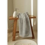 Sedef Bambu Nakışlı El Havlusu 50x90 cm Gri