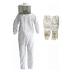 Sedef Beekeeping 04302 Tulum Maske + Uzun Eldiven Arıcı Tulum Kıyafet Seti