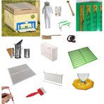 SEDEF BEEKEEPING ARICILIK SETİ JUMBO, 10 ÇERÇEVELİK TERMO KOVAN DAHİL TOPLAM 15 PARÇA, 04042