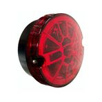 SEDEF LED SHOP 2 Fonksiyonlu Universal Stop Lambası Su Geçirmez 12-24 Volt Uyumlu Taslı 1 Adet 12 Cm