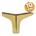Sedef Lüks Mobilya Kanepe Sehpa TV Ünitesi Koltuk Ayağı 10 cm Altın Gold Baza Ayak