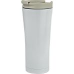 Sedef Silver Çelik Termos Bardak 500 ml Thermos Mug Kupa Araç Termos Coffee Cup SDF522 Tea Cups 548 - Beyaz