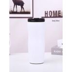 Sedef Silver Çift Katman 450 Ml Paslanmaz Çelik Kahve Çay Mug Termos Bardak