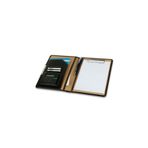 SEDEF SİLVER Mini A5 Defter Boy Sekreterlik Dosya Kapaklı Hesap Makineli Siyah Deri Sekreterlik Bloknot