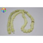 Sedef Taşı Kolye 7 mm Kehribar Klipsli