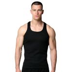 Sedef Yıldızı 1051 Erkek Ribana Sporcu Rambo Atlet 6'lı Paket (Siyah, XL)
