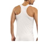 Sedef Yıldızı Beyaz Pamuklu 3`lü Paket İç Giyim Erkek Spor Atlet