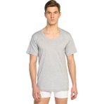 Sedef Yıldızı Erkek Penye Bisiklet Yaka Renkli Fanila Atlet 1009 - 6 Adet - 2XL - Gri