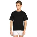 Sedef Yıldızı Erkek Penye Sıfır Yaka Renkli Fanila Atlet 1008 - 6 Adet - 2XL - Siyah