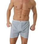 Sedef Yıldızı İç Giyim Erkek Desenli Pamuklu Boxer Don