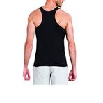 Sedef Yıldızı Siyah Pamuklu Spor Rambo İç Giyim Erkek Atlet