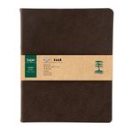 Sedir Defter Söğüt Serisi Koyu Kahve 18,5x23,5 cm Kareli Defter