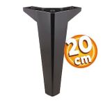Sedir Lüks Mobilya Kanepe Sehpa Tv Ünitesi Koltuk Ayağı 20 Cm Siyah Baza Ayak