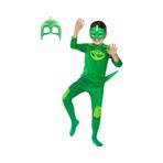 Sedirli Pijamaskeliler Kertenkele Çocuk Kostüm - Tulum + 2 Adet Maske Çok Renkli